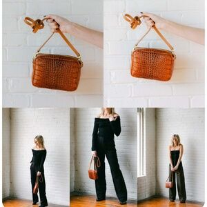 Clare V midi sac in croc